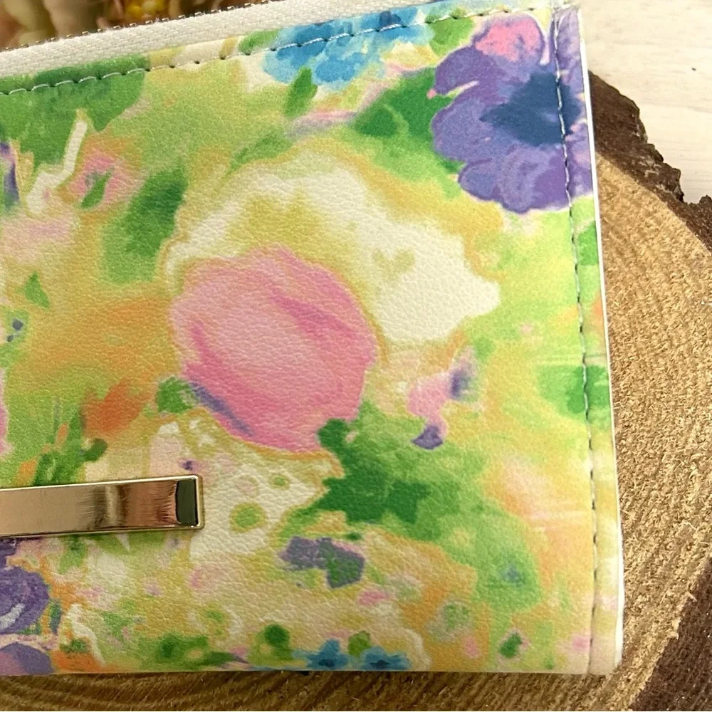 Floral Watercolor Wallet - Picture 4 of 10